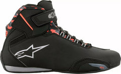 Alpinestars Sektor Waterproof Shoes, Black, Gray, Red, Size 13 | 2544519-1118-13