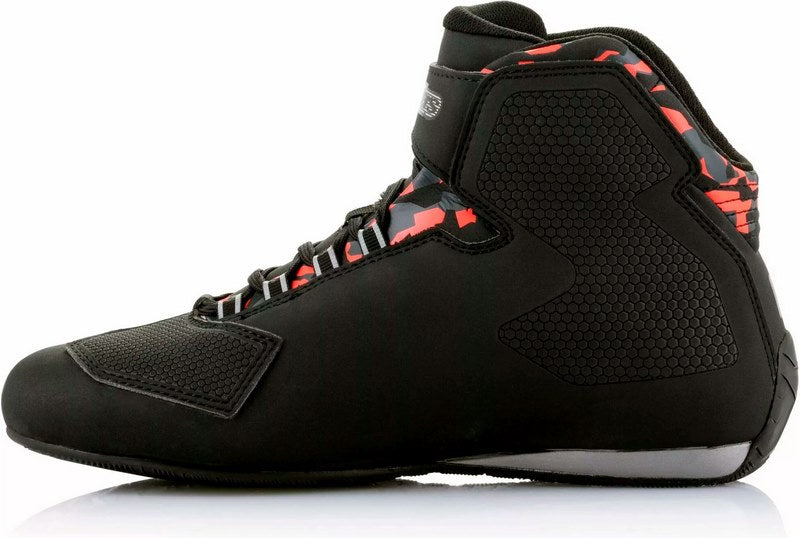 Alpinestars Sektor Waterproof Shoes, Black, Gray, Red, Size 13 | 2544519-1118-13