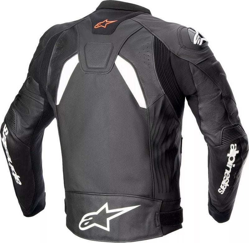 Alpinestars GP Plus R v4 Leather Jacket, Black, White, Size 54 | 3100524-12-54