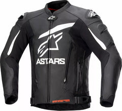 Alpinestars GP Plus R v4 Leather Jacket, Black, White, Size 56 | 3100524-12-56
