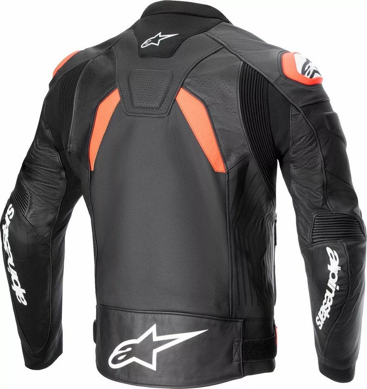 Alpinestars GP Plus R v4 Airflow Leather Jacket, Black, Red, White, Size 48 | 3100624-1321-48