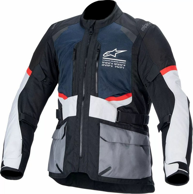 Alpinestars Andes Air Drystar® Jacket, Blue, Gray, Size 2XL | 3207924-7029-2X