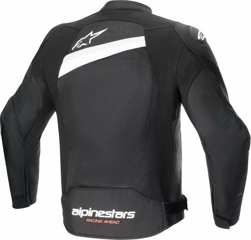 Alpinestars T-GP Plus R v4 Airflow Jacket, Black, White, Size S | 3300624-12-S