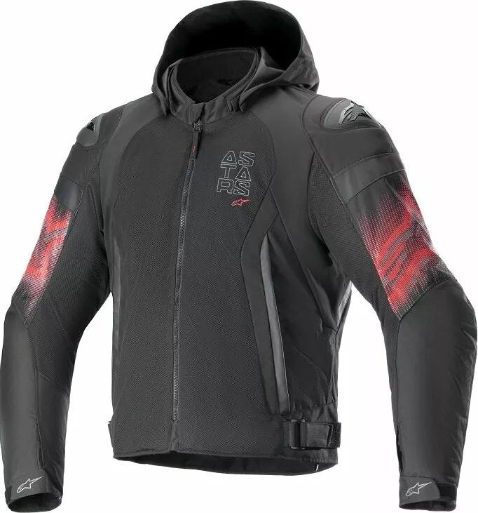Alpinestars Zaca Air Venom Jacket, Black, Red, Size S | 3303224-1303-S