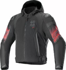 Alpinestars Zaca Air Venom Jacket, Black, Red, Size S | 3303224-1303-S
