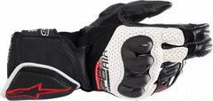 Alpinestars SP-8 V3 Air Gloves, Black, White, Red, Size 3XL | 3558621-1304-3X