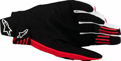Alpinestars Techstar MX Gloves, Black, Red, Size XL | 3560125-1303-XL