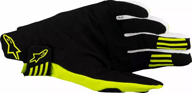 Alpinestars Techstar MX Gloves, Black, Fluorescent Yellow | 3560125-155