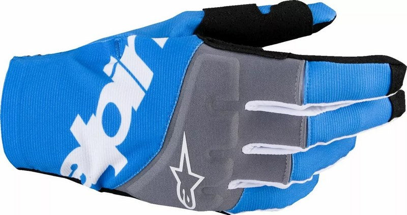 Alpinestars Techstar MX Gloves, Black, Blue | 3560125-17