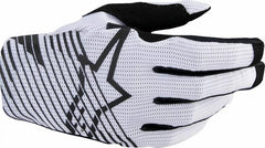 Alpinestars Radar Pro MX Gloves, Black, White, Size M | 3560325-20-M