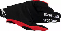Alpinestars Radar Pro MX Gloves, Red, Black | 3560325-3010