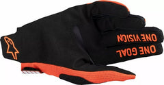 Alpinestars Radar Pro MX Gloves, Orange, Black | 3560325-420