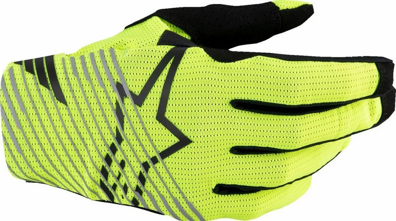 Alpinestars Radar Pro MX Gloves, Fluorescent Yellow, Black, Size XL | 3560325-55-XL