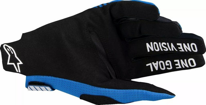 Alpinestars Radar Pro MX Gloves, Blue, Black, Size M | 3560325-70-M