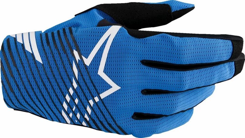 Alpinestars Radar Pro MX Gloves, Blue, Black, Size M | 3560325-70-M