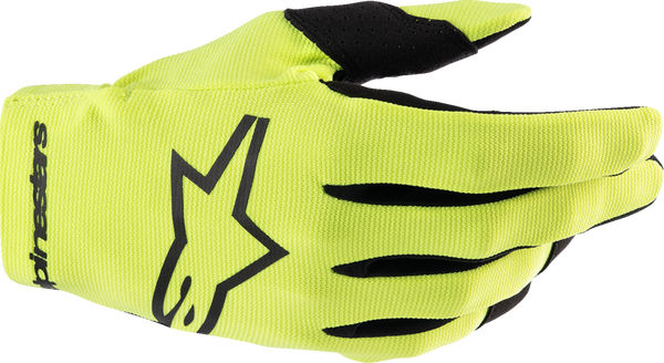 Alpinestars Off Road Yellow/Black Mens Radar Gloves | 3561824-551
