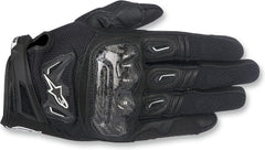 Alpinestars SMX-2 AIR CARBON V2 PERFORMANCE LEATHER GLOVES BLACK, Size-M | 3567717-10-M