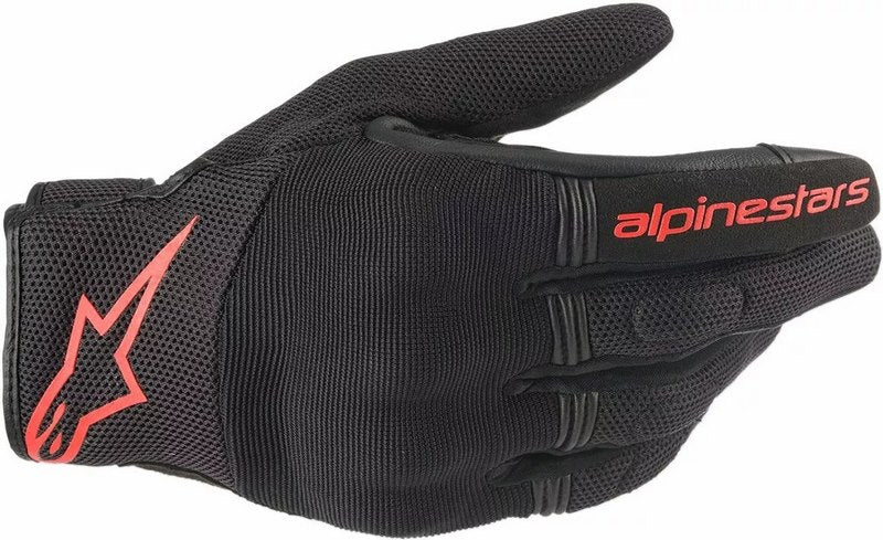 Alpinestars Copper Gloves, Black, Fluorescent Red | 3568420-1030