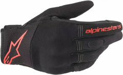 Alpinestars Copper Gloves, Black, Fluorescent Red | 3568420-1030