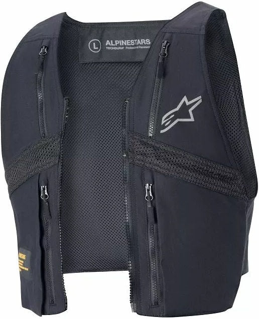 Alpinestars Techdura Jacket, Black, Silver, Size L | 3704524-1119-L