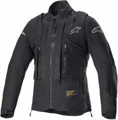 Alpinestars Techdura Jacket, Black, Silver, Size L | 3704524-1119-L