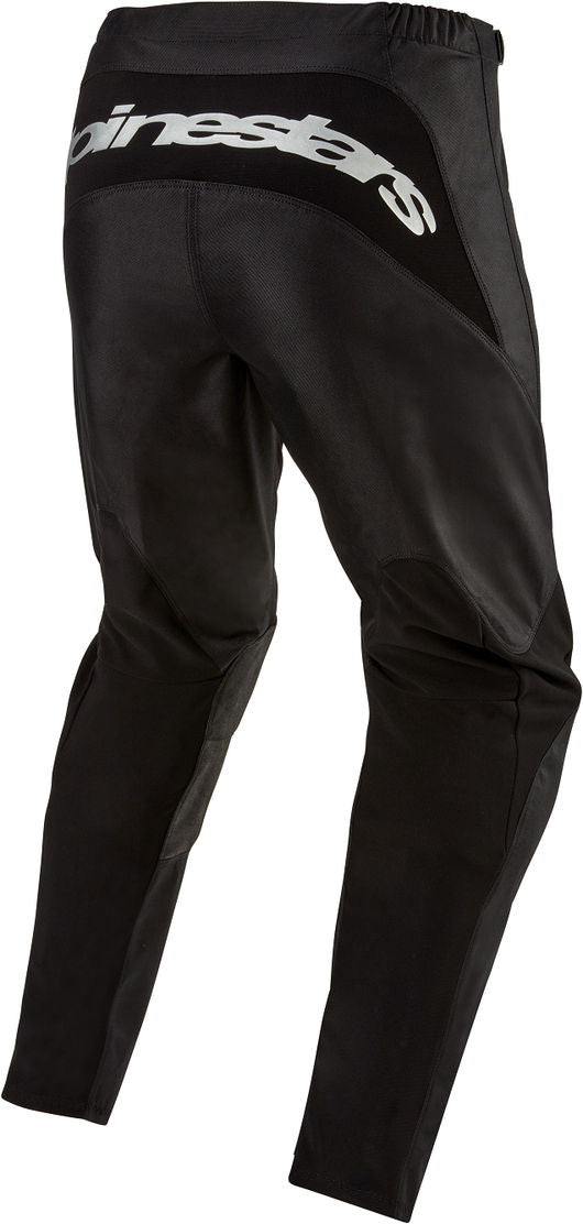 Alpinestars Off Road Black/Silver Mens Fluid Graphite Pants, Size 42 | 3723824-119-42