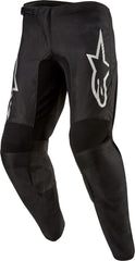 Alpinestars Off Road Black/Silver Mens Fluid Graphite Pants, Size 42 | 3723824-119-42