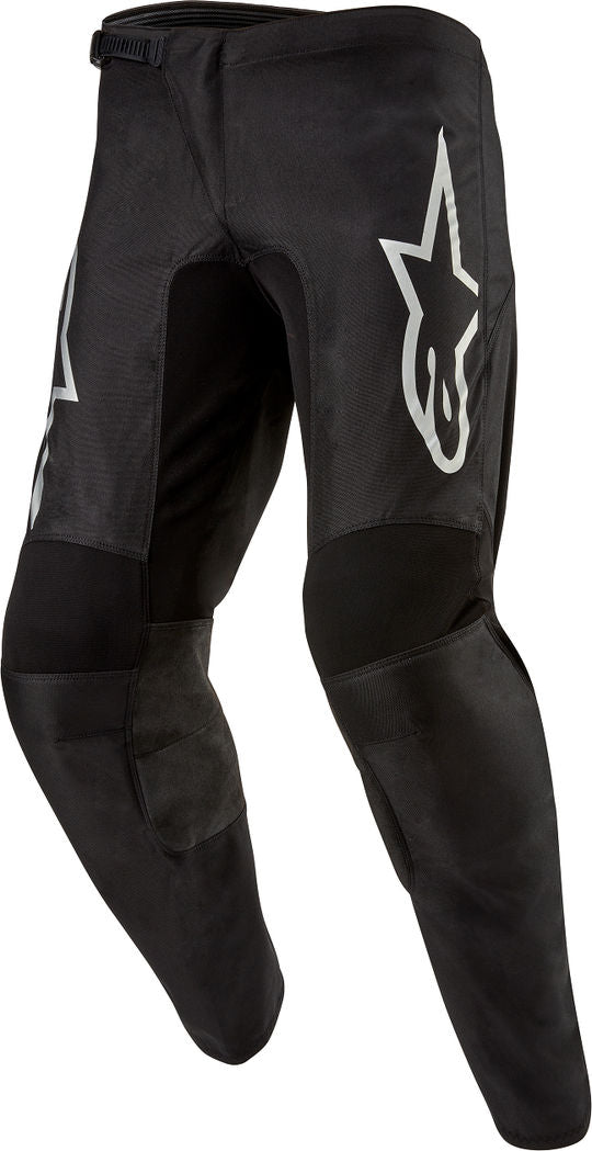 Alpinestars Off Road Black/Silver Mens Fluid Graphite Pants, Size 40 | 3723824-119-40