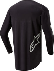 Alpinestars Off Road Black/Silver Mens Fluid Graphite Jersey, Size XL | 3763824-119-XL