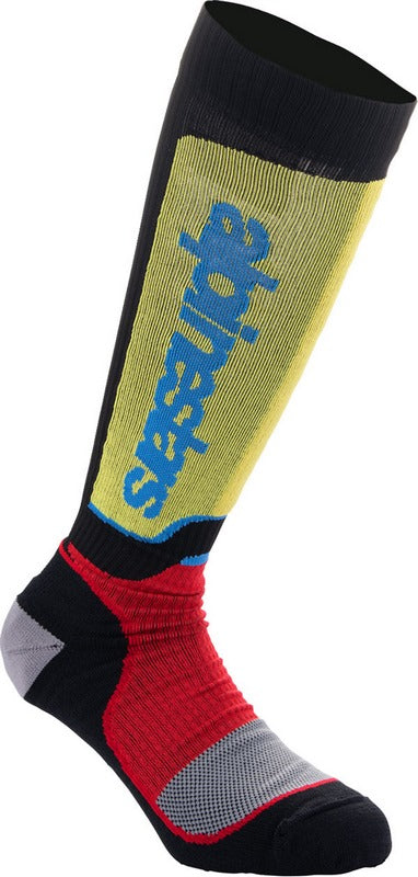 Alpinestars Black/Red/Blue Youth MX Plus Socks | 4742324-1212