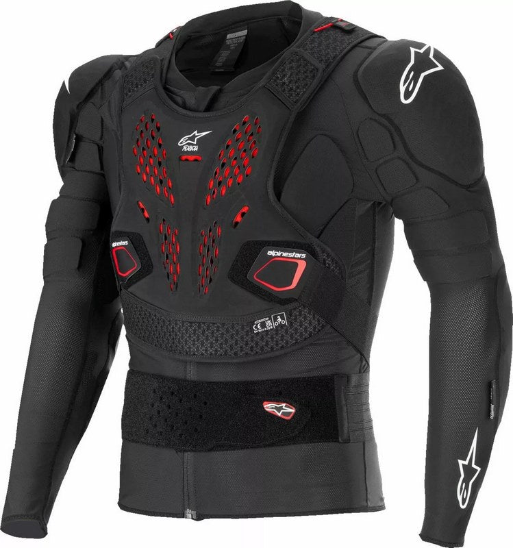 Alpinestars Bionic Pro v3 Plasma Protection Jacket, Black, Red, White | 6500125-132