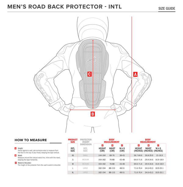 ALPINESTARS PROTECTOR KR1 CE R/B | 6504520-009-L