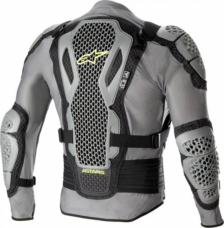 Alpinestars Bionic Action v2 Protection Jacket, Gray, Black, Fluorescent Yellow | 6506823-915