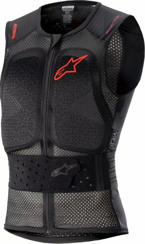 Alpinestars Nucleon Flex Pro Protection Vest, Black, Red | 6508123-009