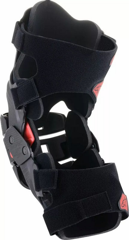 Alpinestars Youth Bionic 5S Knee Braces, Black, Red, One Size | 6540520-13