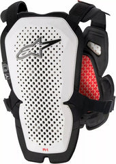 Alpinestars A-1 Pro Chest Guard, White, Black, Red, Size M/L | 6700123213M/L