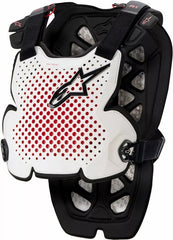 Alpinestars A-1 Pro Chest Guard, White, Black, Red, Size M/L | 6700123213M/L