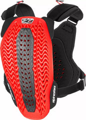 Alpinestars A-5 Plasma Chest Protector, Black, Red, White | 6700825-132