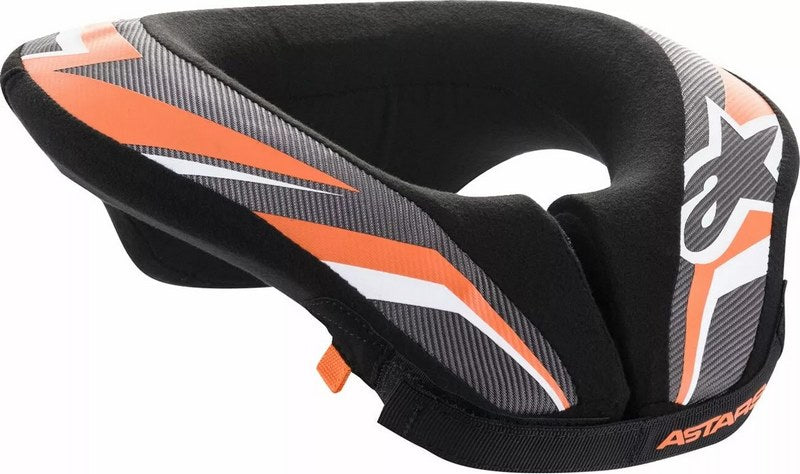 Alpinestars Youth Sequence Neck Roll, Black, Anthracite, Orange | 6741018-148