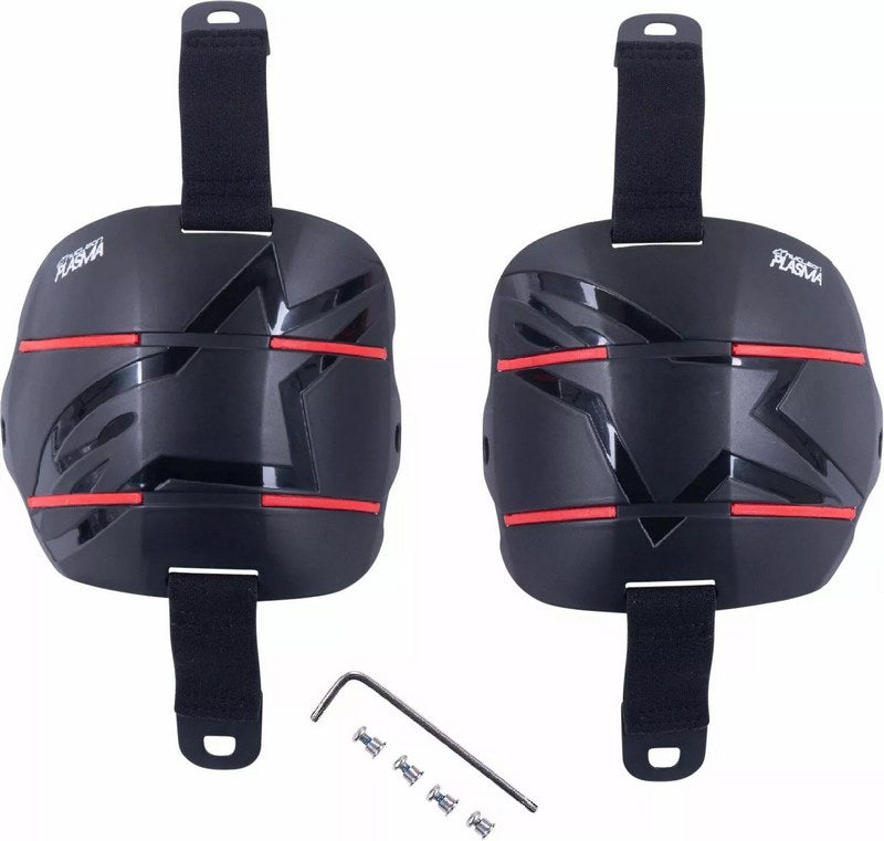 Alpinestars RK-1 PLASMA Knee Cup System Replacement Kit, Black | 6951525-13