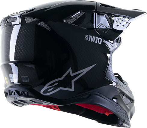 Alpinestars Off Road Carbon Supertech M10 Solid MX Helmet, Size 2X | 8300123-1188-2X