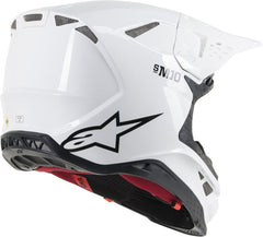 Alpinestars Off Road White Supertech M10 Solid MX Helmet, Size XS | 8300123-2180-XS