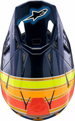 Alpinestars S-M10 TLD 25 Helmet, Blue, Orange, Yellow | 8300325-7156