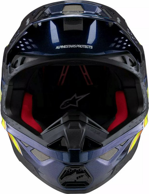 Alpinestars S-M10 TLD 25 Helmet, Blue, Orange, Yellow | 8300325-7156