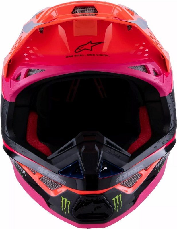 Alpinestars S-M10 Deegan Helmet, Orange, Pink, Purple | 8300525-433