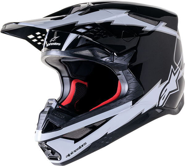 Alpinestars Off Road Black/White Supertech M10 Helmet | 8300623-1121
