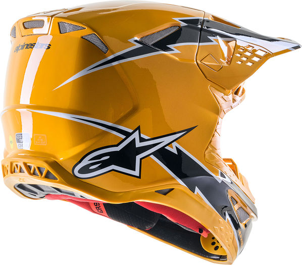 Alpinestars Off Road Black/Yellow Supertech M10 Helmet | 8300623-1414