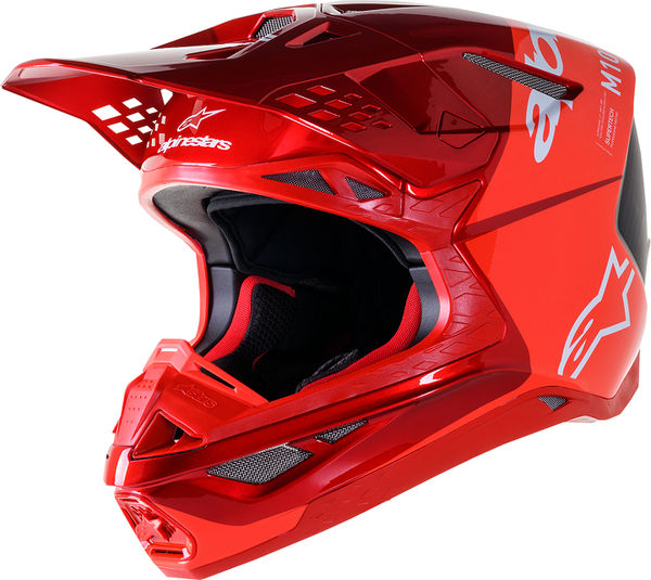 Alpinestars Off Road Red Supertech M10 Helmet | 8300923-3003