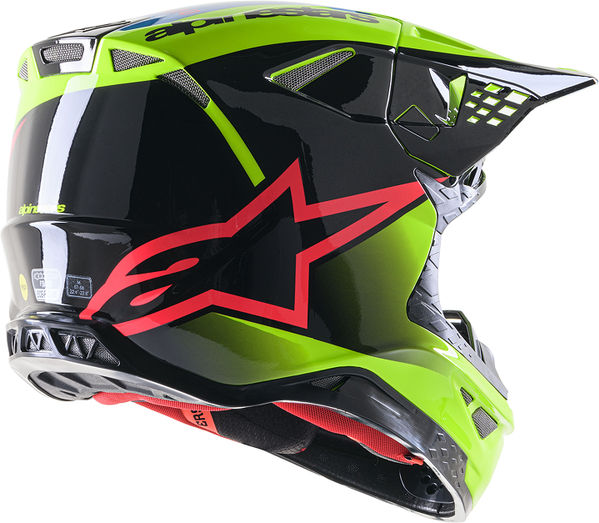 Alpinestars Off Road Yellow/Black Supertech M10 Helmet | 8301623-5138