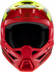 Alpinestars Youth S-M3 Fray Helmet, Red, Yellow, Black | 8301725-3051